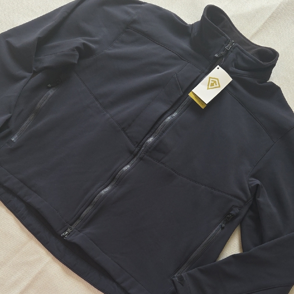 First Tactical Men's Performance Soft Shell Short Jacket Midnight Navy Size XL - Picture 2 of 15
